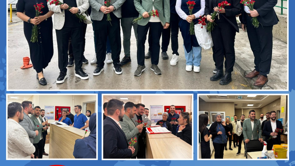 GENEL BAŞKAN OSMAN KAYA VE GENEL MERKEZ YÖNETİCİLERİNDEN SAMSUN’DA SAĞLIK KURUMLARINA ZİYARET